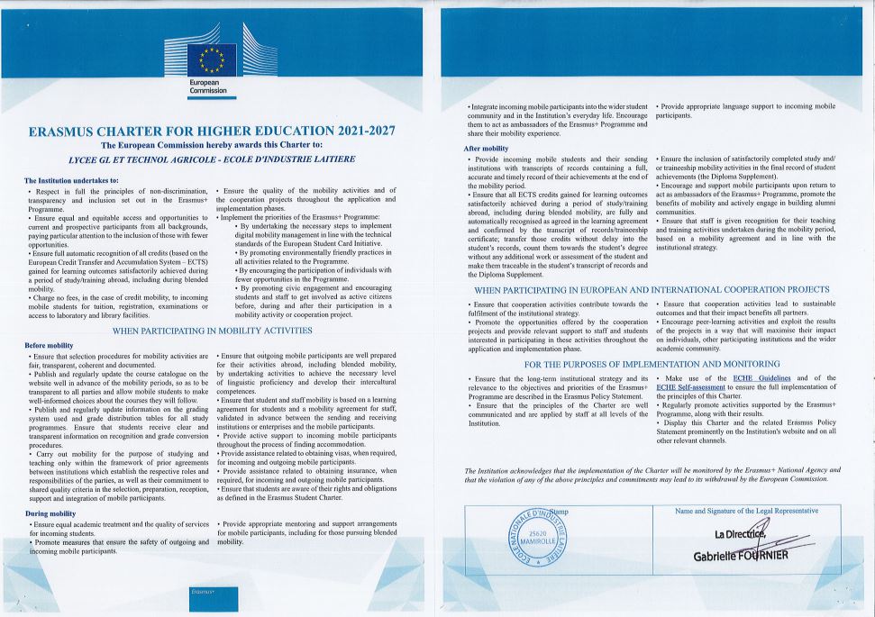 Erasmus Charter for HE 2021 2027 ENIL