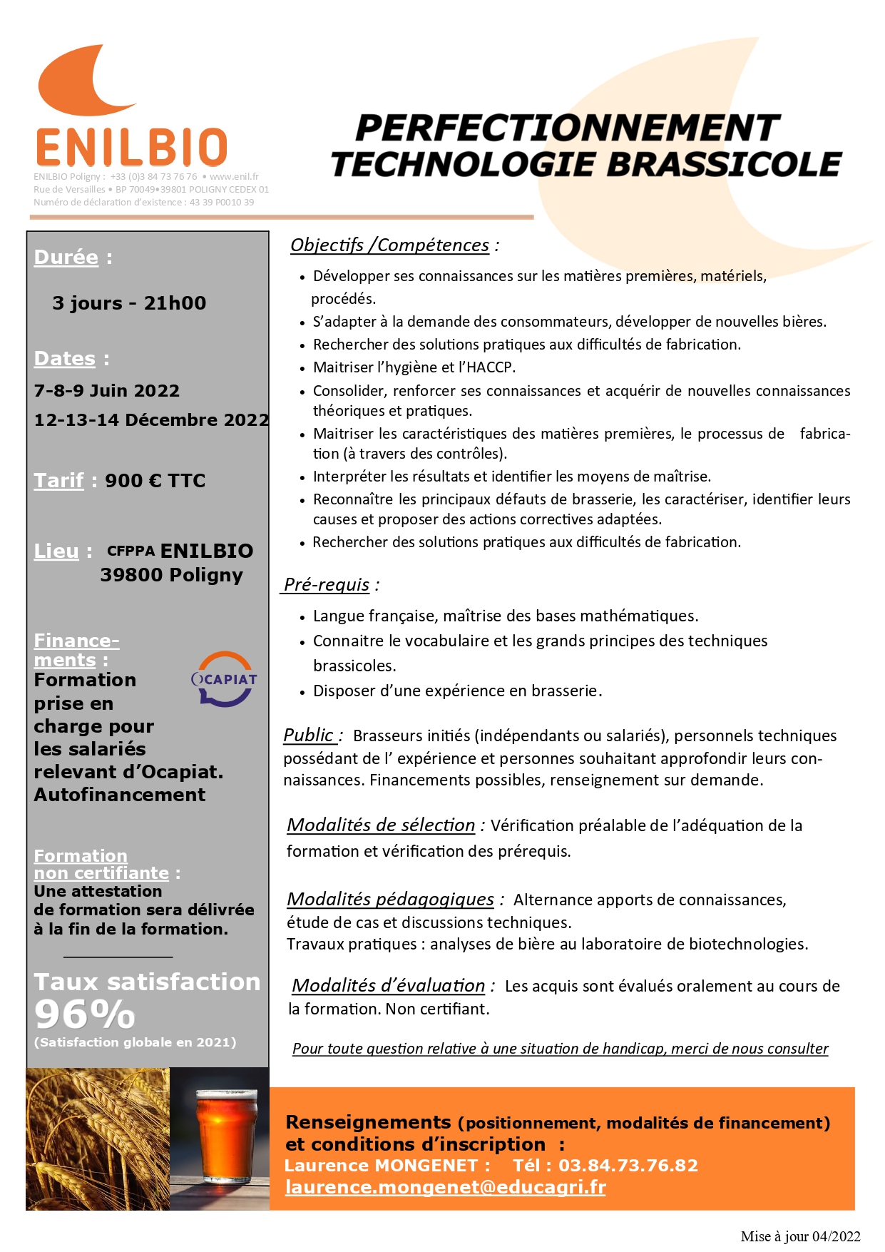 Fiche formation brasserie perfectionnement 3 jours avril22 page 0001